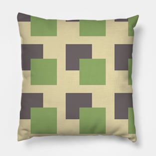 Background illustration geometric, square. Decorative design pattern camouflage Pillow