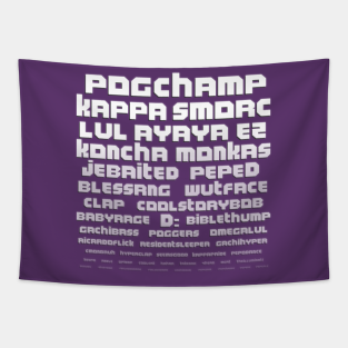 Emotes Tapestries Teepublic