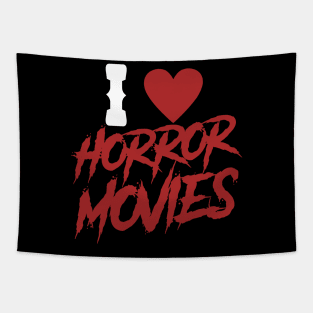 I Heart Horror Movies Tapestry