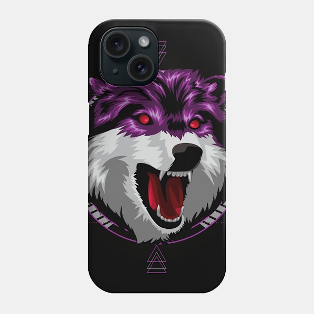 wolf alpha lover Phone Case by SHINIGAMII