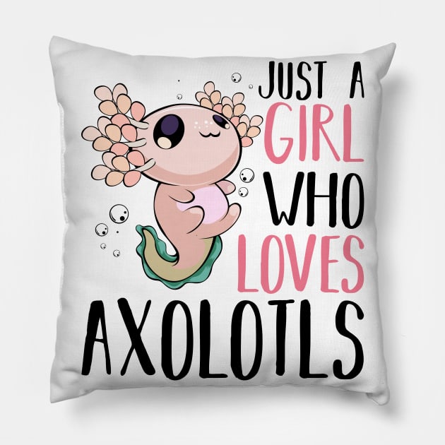 Axolotl Pillow by Lumio Gifts