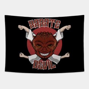 Karate Devil Tapestry