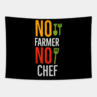 No farmer No chef Tapestry