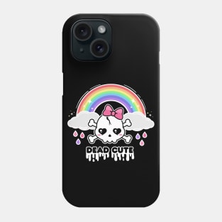 Dead Cute | Kawaii Skull | Pastel Goth Phone Case