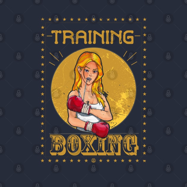 Boxing girl by El-bullit