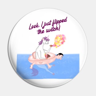 Unicorn pool party! Pin