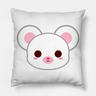 Cute Albino Mouse Pillow