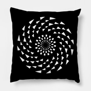 Spiral Optical Illusion Pillow