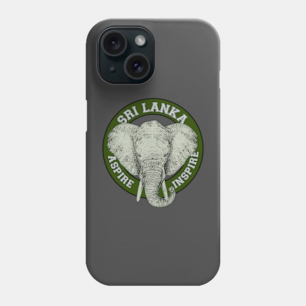 Sri Lanka Elephant v Phone Case by EYECHO