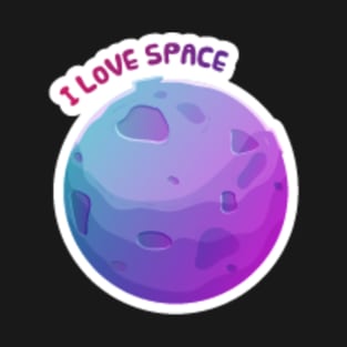 ı love space T-Shirt