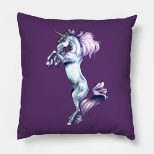 Rearing Unicorn Color Pillow