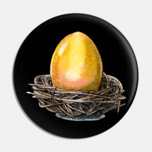 Golden Easter Egg Pin