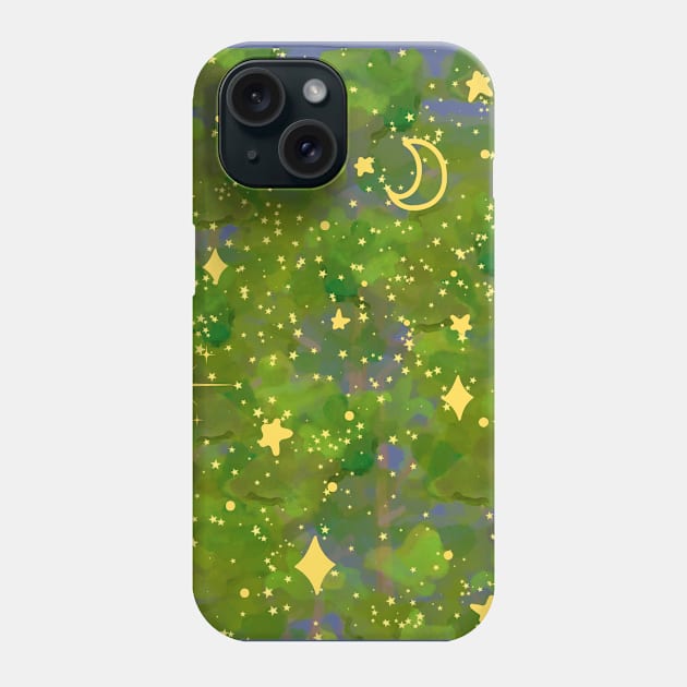 Starry night in forest Phone Case by SkyisBright