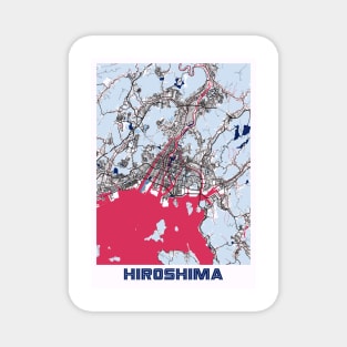 Hiroshima - Japan MilkTea City Map Magnet