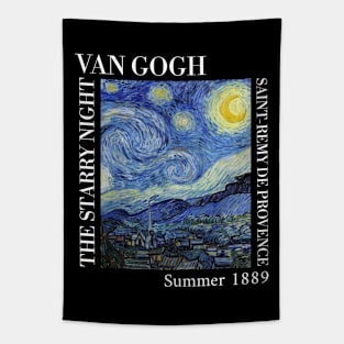 Van Gogh - The Starry Night Stylized T-Shirt Tapestry