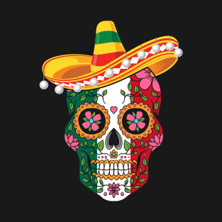 SUGAR SKULL FUNNY CINCO DE MAYO T-Shirt