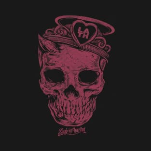 LATH skull logo (Wine) T-Shirt