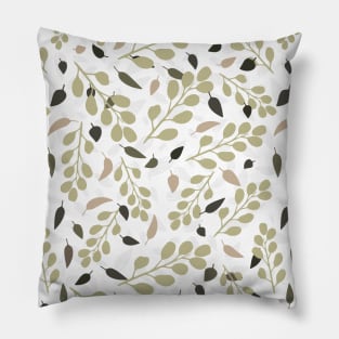 Olive Green Branches Wallpaper Bright Pillow