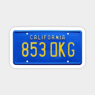 James Rockford's license plate in the Rockford Files Magnet