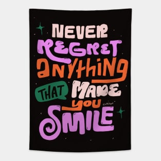 Never Regret Tapestry