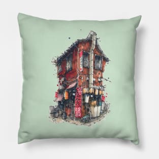 Red house Pillow