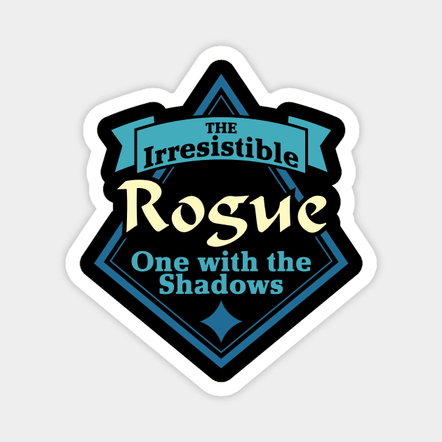 Dungeons & Dragons Rogue Class Magnet by Natural 20 Shirts