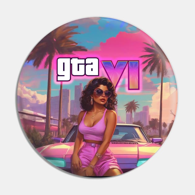 GTA 6 Pin by Buff Geeks Art