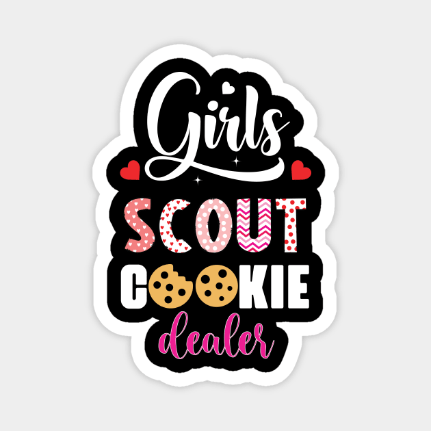 Cookie Dealer Scout for Girls Funny Scouting Family Matching Magnet by MarkonChop