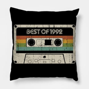 Vintage Best of 1992 27th Birthday Cassette Pillow