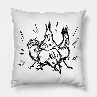 The Bad Birds Pillow