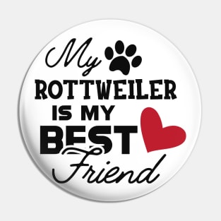 Rottweiler Dog - My rottweiler is my best friend Pin