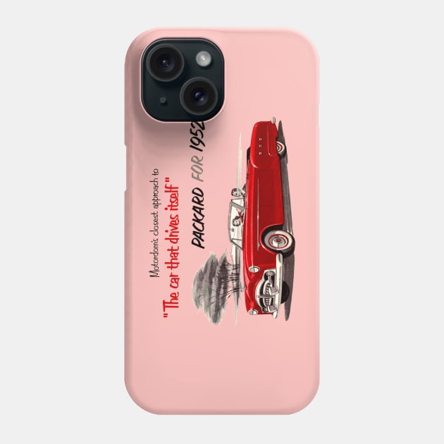 1952 PACKARD - brochure Phone Case by Throwback Motors