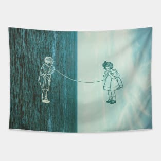 Lovers' Phone Tapestry