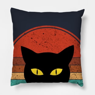 Black Cat Pillow