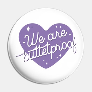 BTS we are bulletproof purple heart Pin