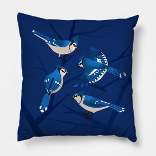 Blue Jay Pillow