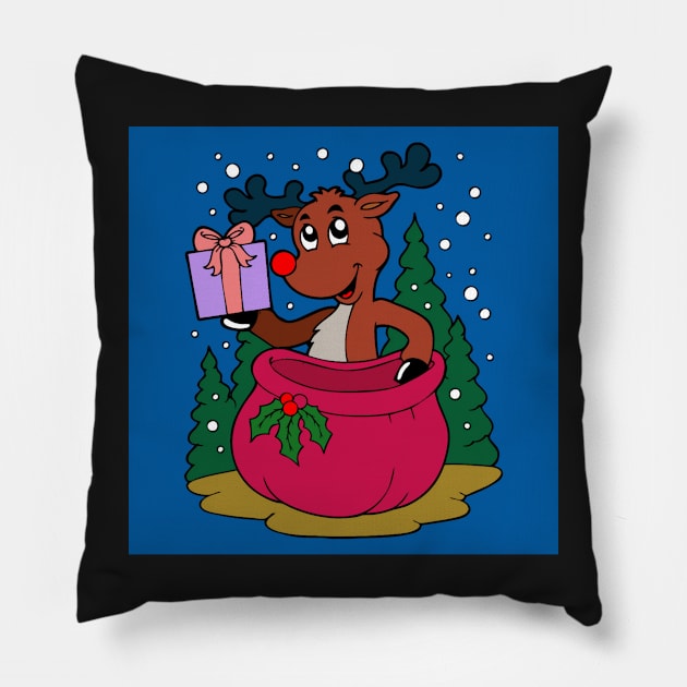 rudolf Pillow by MGphotoart