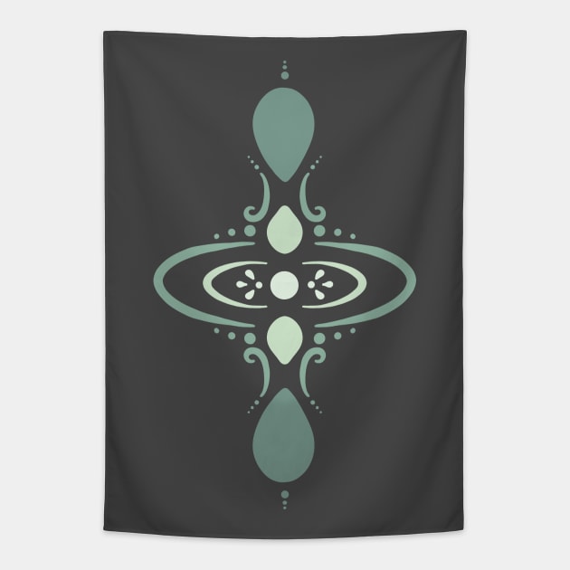 Mindfulness Symbol Tapestry by Slightly Unhinged