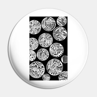 Tribal Snow Bubbles Pin