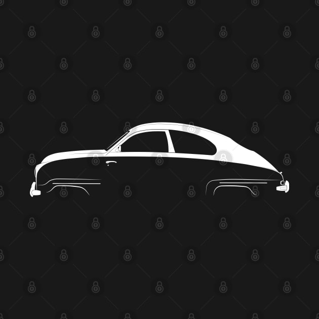 Saab 92 Silhouette by Car-Silhouettes