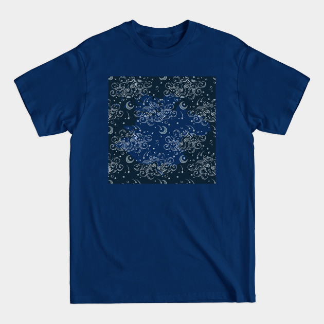 Boho Chic Celestial Bodies Clouds - Clouds - T-Shirt