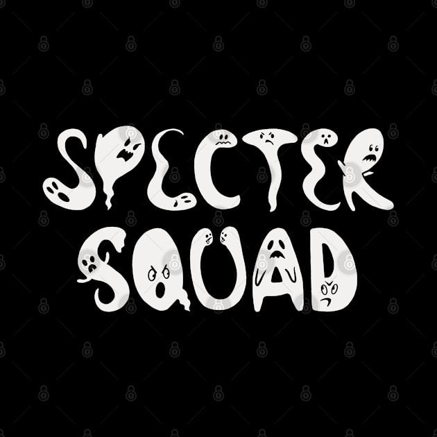 Scary Cute Ghost Characters Specter Squad Halloween by SeaLAD