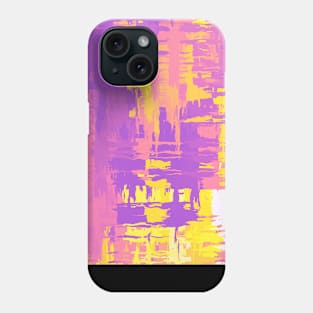 Sapphic Pride Rough Crisscross Paint Phone Case