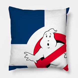 Circle City Ghostbusters Left Chest and Back Print Pillow