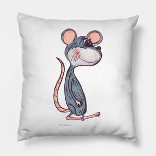 Cartoon Mouse Cute Rodent Friend Marker Art Pillow