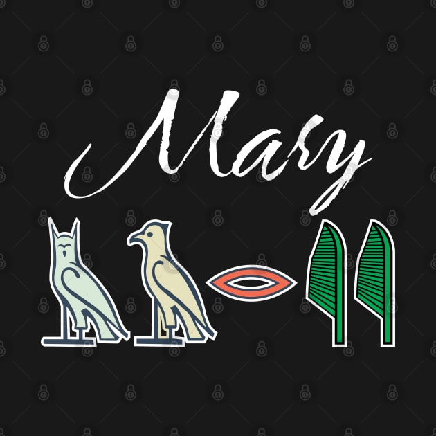 MARY-American names in hieroglyphic letters,  a Khartouch by egygraphics