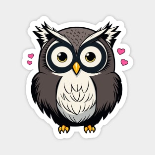 Kawaii Mr. Owl 8 Magnet