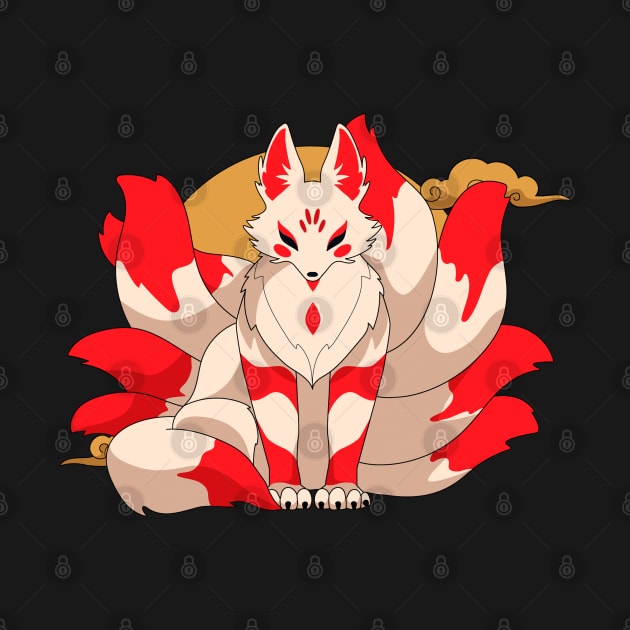 Kitsune fox by Onceer