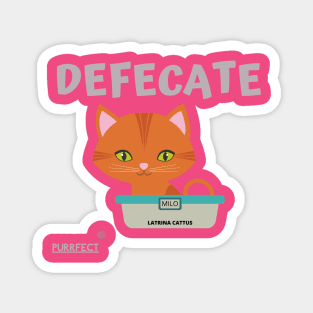 Purrfect Defecate Magnet