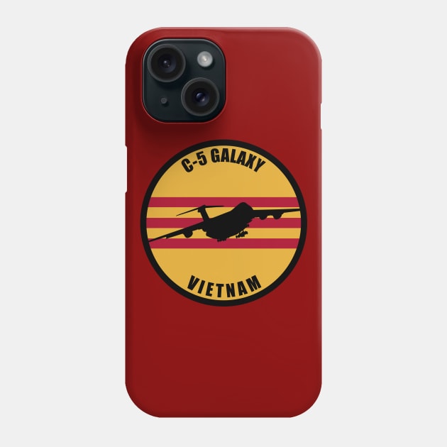 C-5 Galaxy Vietnam Patch Phone Case by TCP